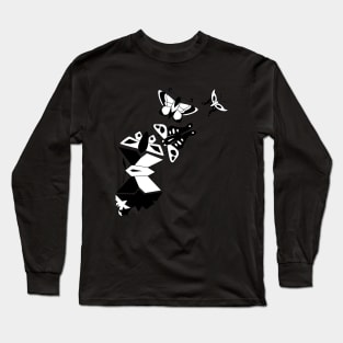 Evolution (Black and White) Long Sleeve T-Shirt